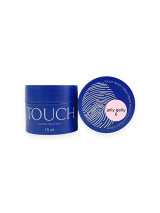 TOUCH Jelly gelly 06 - chłodno-różowy budujący żel-galaretka, 15 ml