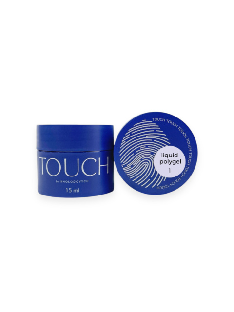 TOUCH Liquid polygel 01 - jasno-fioletowy płynny akrylożel, 15 ml