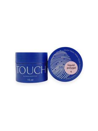 TOUCH Liquid polygel 04 - różowy płynny akrylożel, 15 ml