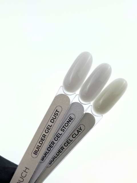 TOUCH Builder Gel Dust - mlecznoszary żel budujący, 15 ml