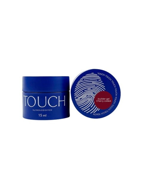 TOUCH Builder gel Cherry coded - bordowy żel budujący, 15 ml