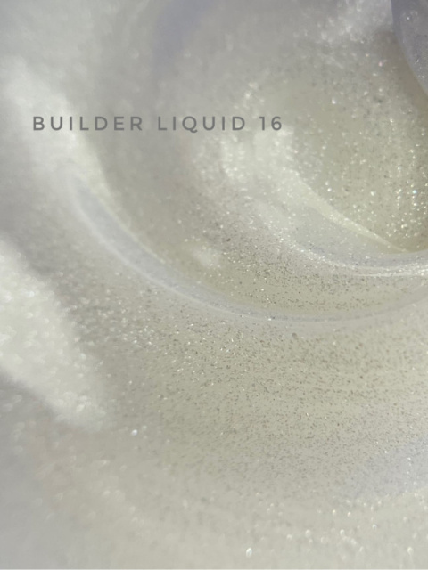 TOUCH Builder liquid 16 - biało-srebrny mocny żel z drobinkami o płynnej konsystencji, 15 ml TOUCH Builder liquid 16 - biało-srebrny mocny żel z drobinkami o płynnej konsystencji, 15 ml