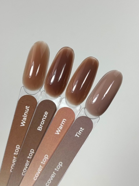 TOUCH Cover top Bronze - kryjący top hybrydowy o głębokim, brązowym odcieniu z nutą czekolady, 13 ml