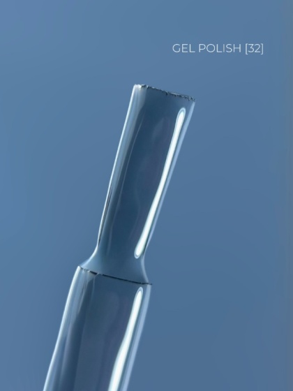 TOUCH Deep Pigment Gel Polish 32 - pastelowy niebieski lakier hybrydowy, 9 ml