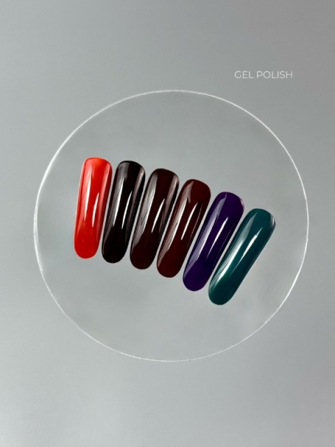 TOUCH Deep Pigment Gel Polish 39 - ciemny brązowy lakier hybrydowy, 9 ml