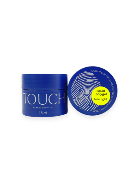 TOUCH Neon Liquid polygel Neo light - neonowo-żółty płynny akrylożel, 15 ml