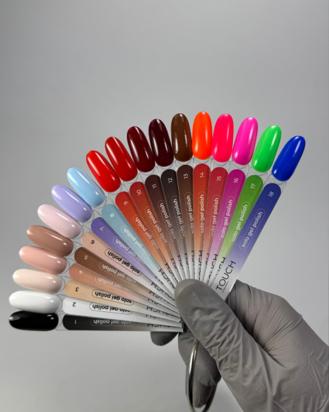 TOUCH Solo Gel Polish 02 – jednofazowy lakier hybrydowy 3w1, biały, 9 ml TOUCH Solo Gel Polish 02 – jednofazowy lakier hybrydowy 3w1, biały, 9 ml