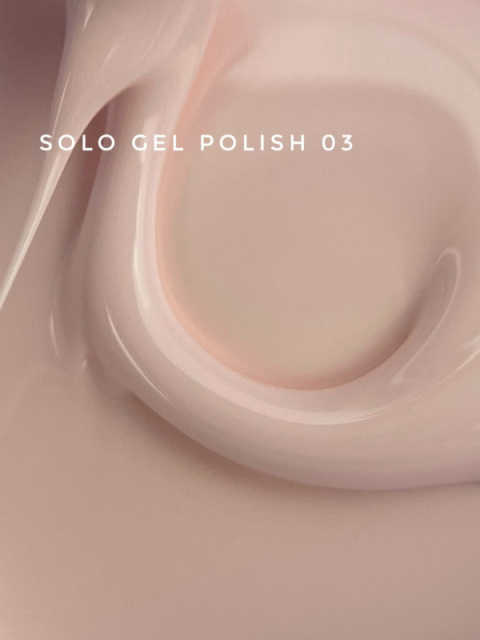 TOUCH Solo Gel Polish 03 – jednofazowy lakier hybrydowy 3w1, mlecznobeżowy, 9 ml TOUCH Solo Gel Polish 03 – jednofazowy lakier hybrydowy 3w1, mlecznobeżowy, 9 ml