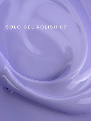 TOUCH Solo Gel Polish 07 – jednofazowy lakier hybrydowy 3w1, jasnofioletowy, 9 ml
