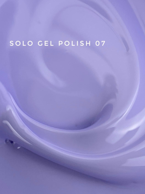 TOUCH Solo Gel Polish 07 – jednofazowy lakier hybrydowy 3w1, jasnofioletowy, 9 ml