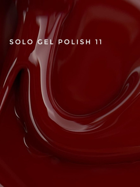 TOUCH Solo Gel Polish 11 – jednofazowy lakier hybrydowy 3w1, ciemno-czerwony, 9 ml TOUCH Solo Gel Polish 11 – jednofazowy lakier hybrydowy 3w1, ciemno-czerwony, 9 ml