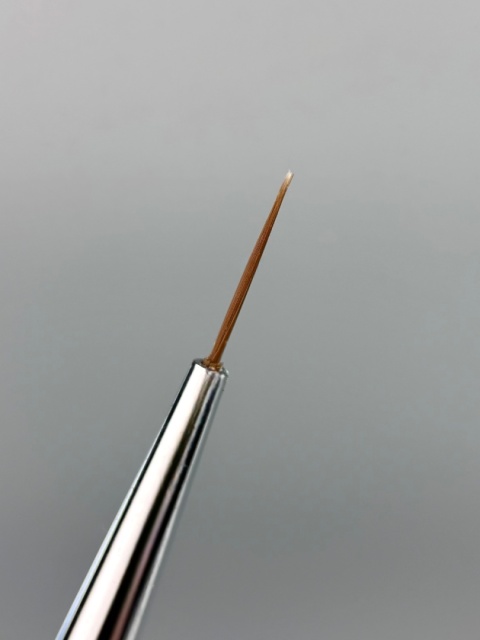 TOUCH Brush Duo Expert - dwustronny pędzelek (do żelu 11 mm + liner 11 mm)