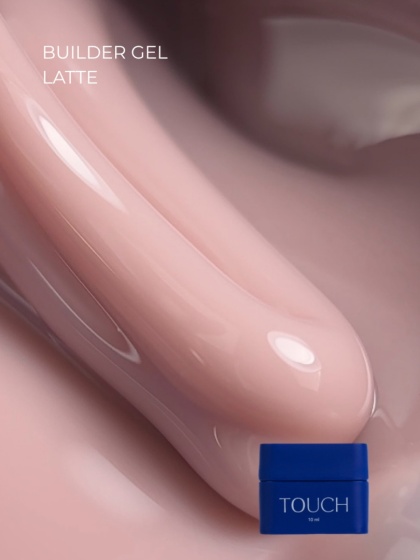 TOUCH Builder Gel Latte - jasnobeżowy żel budujący, 10 ml