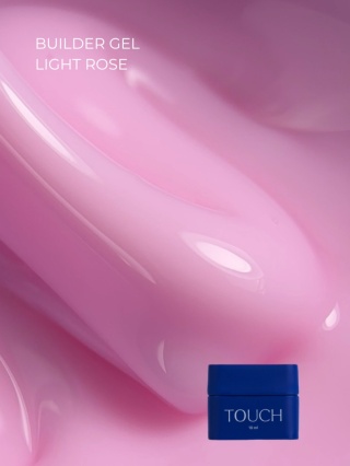 TOUCH Builder Gel Light Rose - jasnoróżowy żel budujący, 10 ml