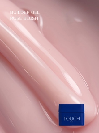 TOUCH Builder Gel Rose Blush - delikatny różowo-beżowy żel budujący, 10 ml