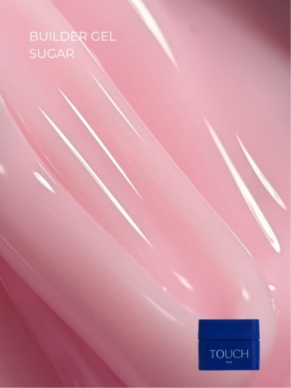 TOUCH Builder Gel Sugar - mlecznoróżowy żel budujący, 10 ml