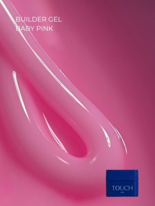 TOUCH Builder gel Baby Pink - delikatno-rózowy żel budujący, 10 ml