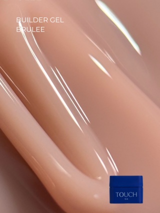 TOUCH Builder gel Brulee – ciepły nudowy żel budujący, 10 ml