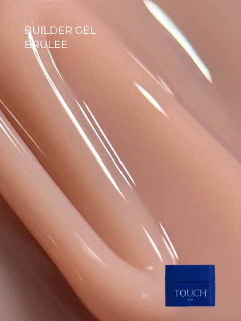 TOUCH Builder gel Brulee – ciepły nudowy żel budujący, 10 ml