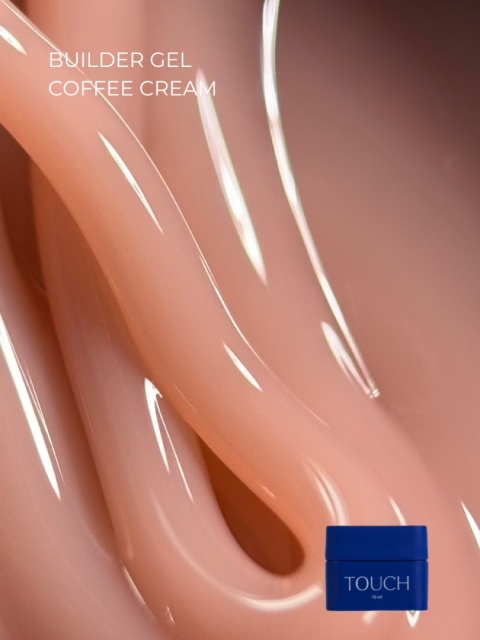 TOUCH Builder gel Coffee cream - ciemno-beżowy żel budujący, 10 ml
