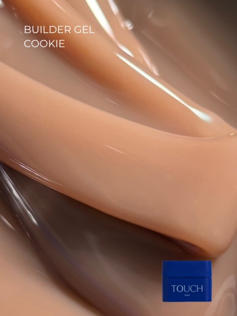 TOUCH Builder gel Cookie – żel budujący w odcieniu karmelowego beżu, 10 ml