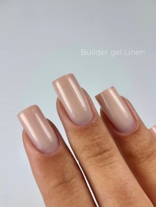 TOUCH Builder gel Linen - beżowy z różową nutą żel budujący, 10 ml