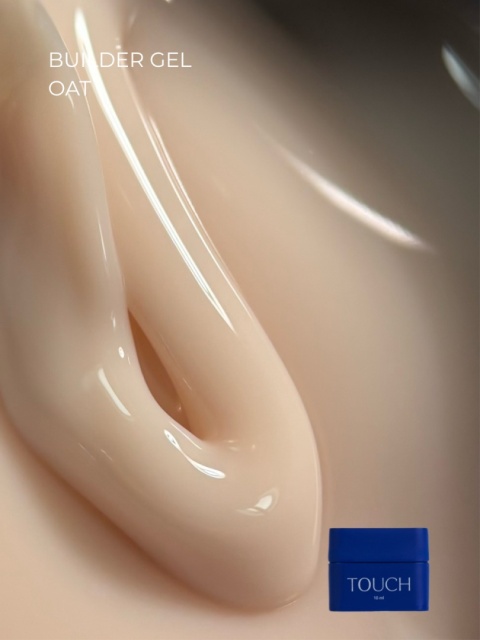TOUCH Builder gel Oat - ciepły jasnobeżowy żel budujący, 10 ml