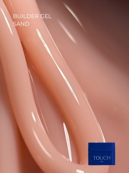 TOUCH Builder gel Sand - intensywno-beżowy żel budujący, 10 ml