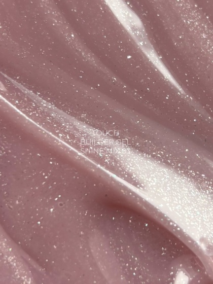 TOUCH Builder Gel Shine Mix 03 - jasnoróżowy żel budujący z delikatną drobinką, 15 ml