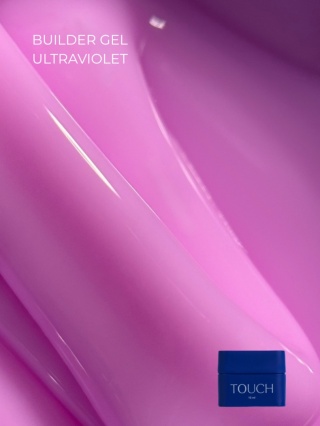 TOUCH Builder gel Ultraviolet - różowo-fioletowy żel budujący, 10 ml