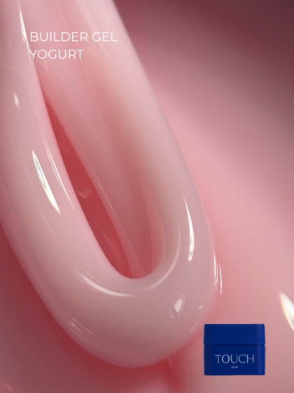 TOUCH Builder gel Yogurt - delikatno-nudowy żel budujący, 10 ml