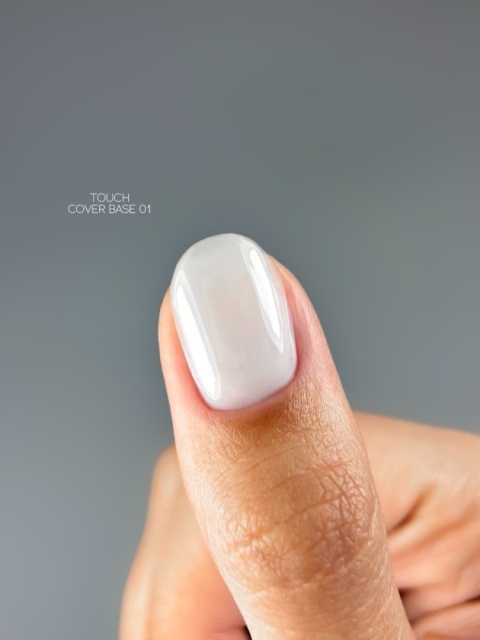 TOUCH Cover base 01 - biała baza hybrydowa, 13 ml