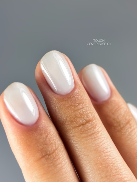 TOUCH Cover base 01 - biała baza hybrydowa, 30 ml