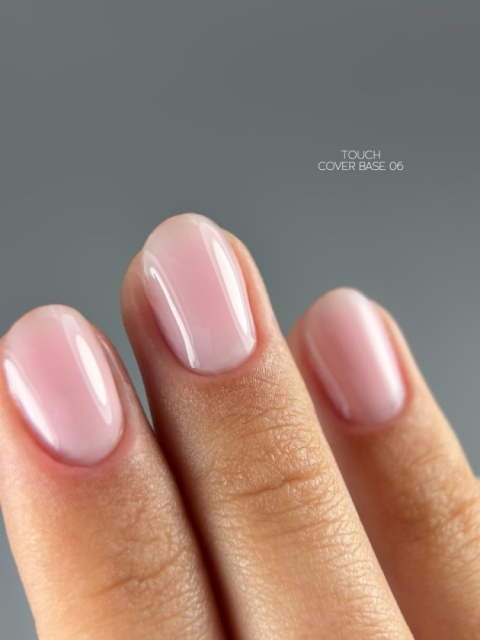 TOUCH Cover base 06 - ciepłoróżowa baza hybrydowa, 13 ml