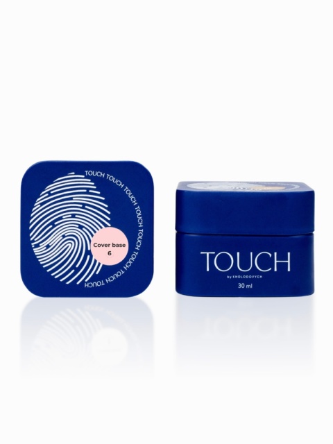 TOUCH Cover base 06 - ciepłoróżowa baza hybrydowa, 30 ml