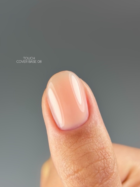 TOUCH Cover base 08 - brzoskwiniowa baza hybrydowa, 13 ml