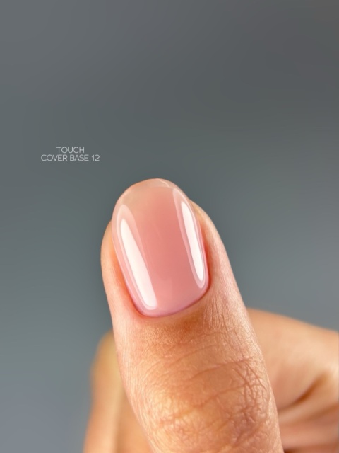 TOUCH Cover base 12 - delikatna różowa baza hybrydowa, 13 ml