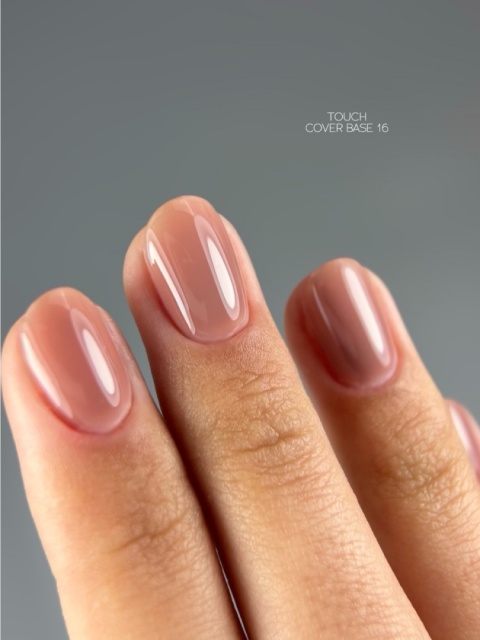 TOUCH Cover base 16 - ciemnobeżowa baza hybrydowa, 13 ml