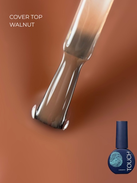 TOUCH Cover top Walnut - kryjący top hybrydowy o ciepłym, orzechowo-brązowym odcieniu, 7 ml