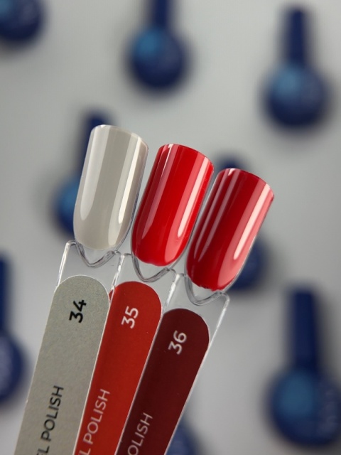 TOUCH Deep Pigment Gel Polish 35 – klasyczny czerwony lakier hybrydowy, 9 ml