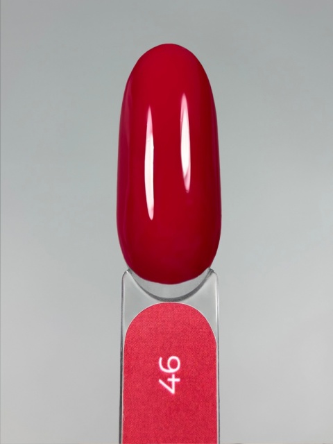 TOUCH Gel Polish 46 - malinowo-czerwony lakier hybrydowy, 9 ml