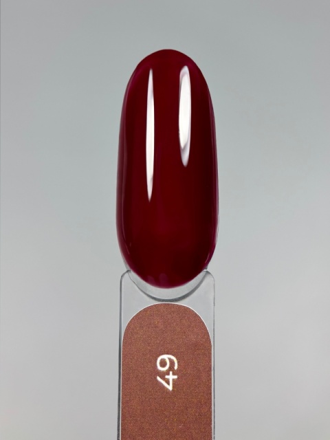 TOUCH Gel Polish 49 – głęboki bordowy lakier hybrydowy, 9 ml