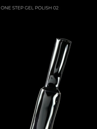 TOUCH One Step Gel Polish 02 - czarny jednofazowy lakier hybrydowy 3w1, 9 ml