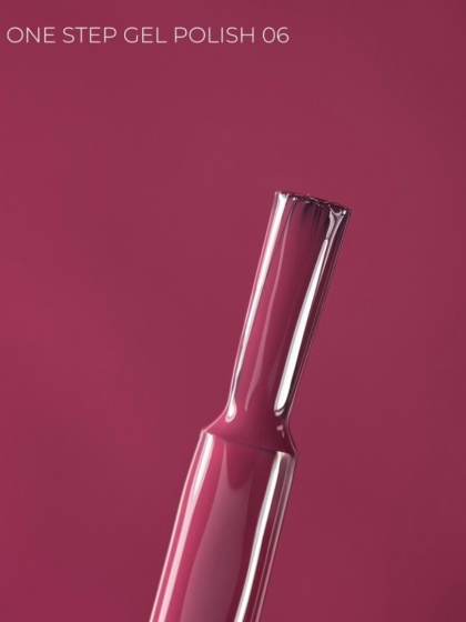 TOUCH One Step Gel Polish 06 - malinowy jednofazowy lakier hybrydowy 3w1, 9 ml