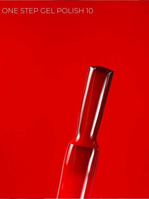 TOUCH One Step Gel Polish 10 - intensywny czerwony jednofazowy lakier hybrydowy 3w1, 9 ml