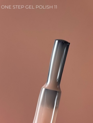 TOUCH One Step Gel Polish 11 - karmelowy beżowy jednofazowy lakier hybrydowy 3w1, 9 ml
