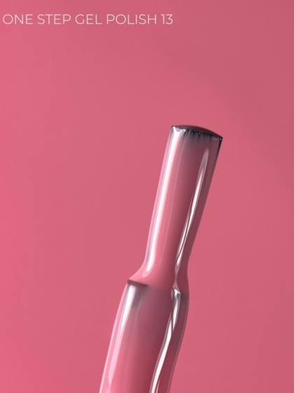 TOUCH One Step Gel Polish 13 - różowy jednofazowy lakier hybrydowy 3w1, 9 ml