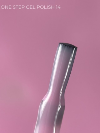 TOUCH One Step Gel Polish 14 - mleczny różowy jednofazowy lakier hybrydowy 3w1, 9 ml
