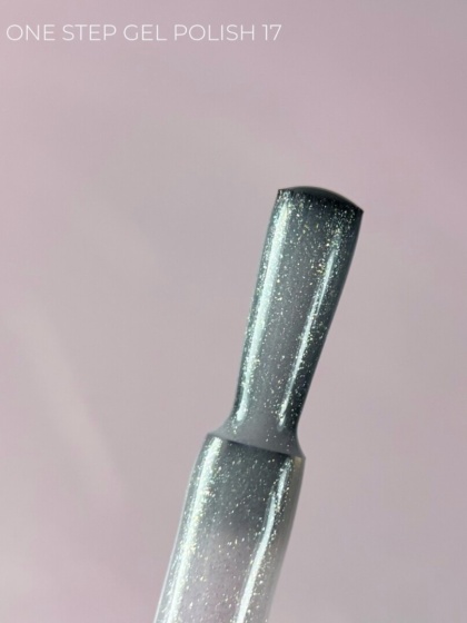 TOUCH One Step Gel Polish 17 - mlecznoróżowy z drobinkami jednofazowy lakier hybrydowy 3w1, 9 ml