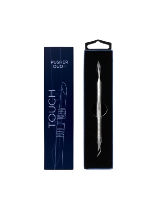TOUCH Profesjonalne kopytko do skórek Pusher Duo 1 (okrągły pusher+"patyczek pomarańczowy")